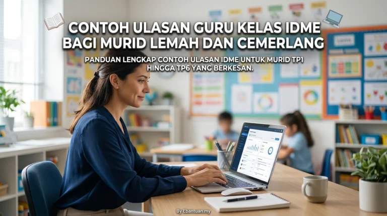 Contoh Ulasan Guru Kelas IDME Bagi Murid Lemah Dan Cemerlang