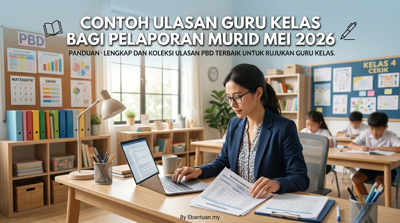 Contoh Ulasan Guru Kelas Bagi Pelaporan Murid Mei 2026