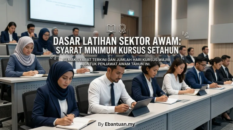 Dasar Latihan Sektor Awam: Syarat Minimum Kursus Setahun