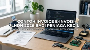 Contoh Invoice E-Invois LHDN 2026 Bagi Peniaga Kecil