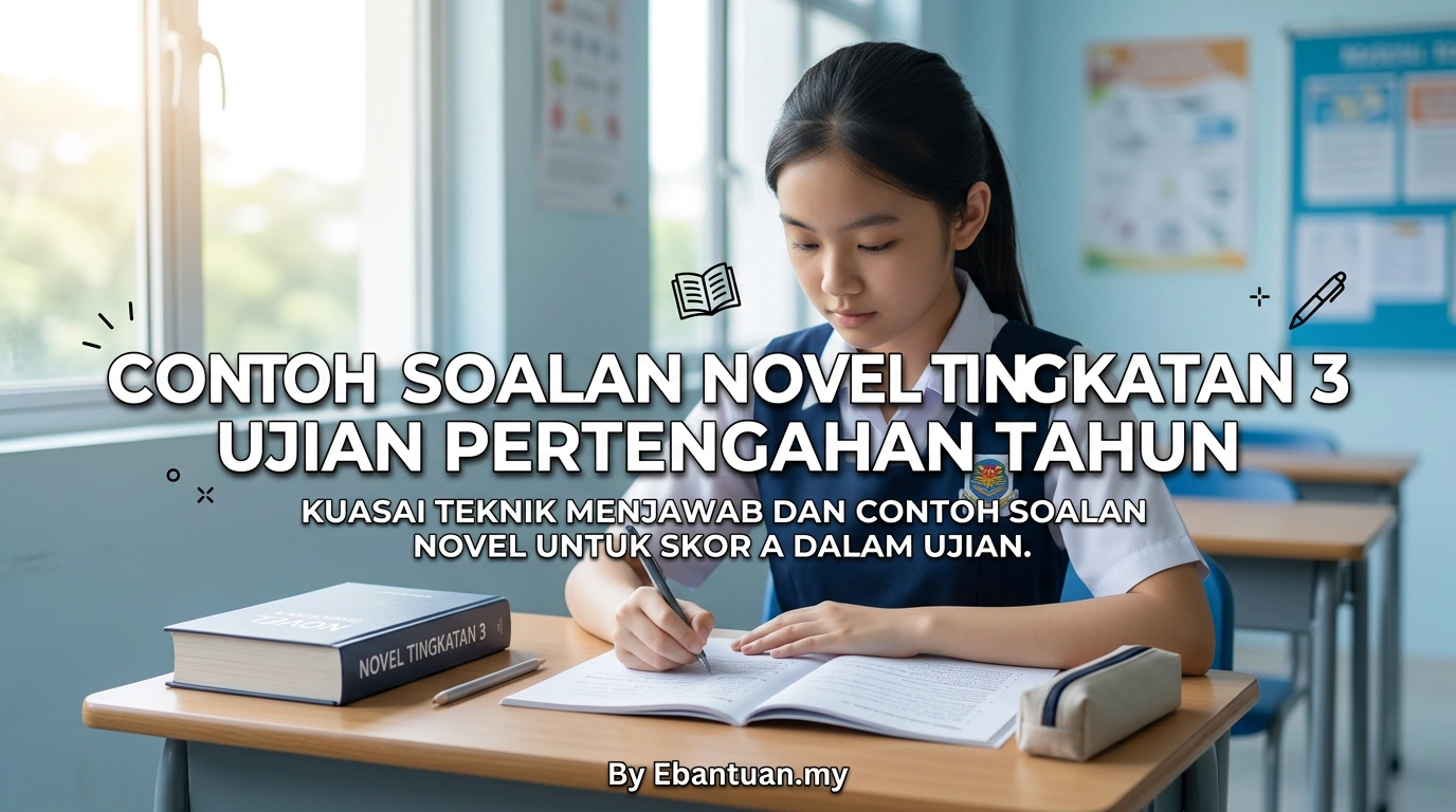 Contoh Soalan Novel Tingkatan 3 Ujian Pertengahan Tahun