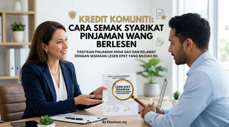 Kredit Komuniti: Cara Semak Syarikat Pinjaman Wang Berlesen