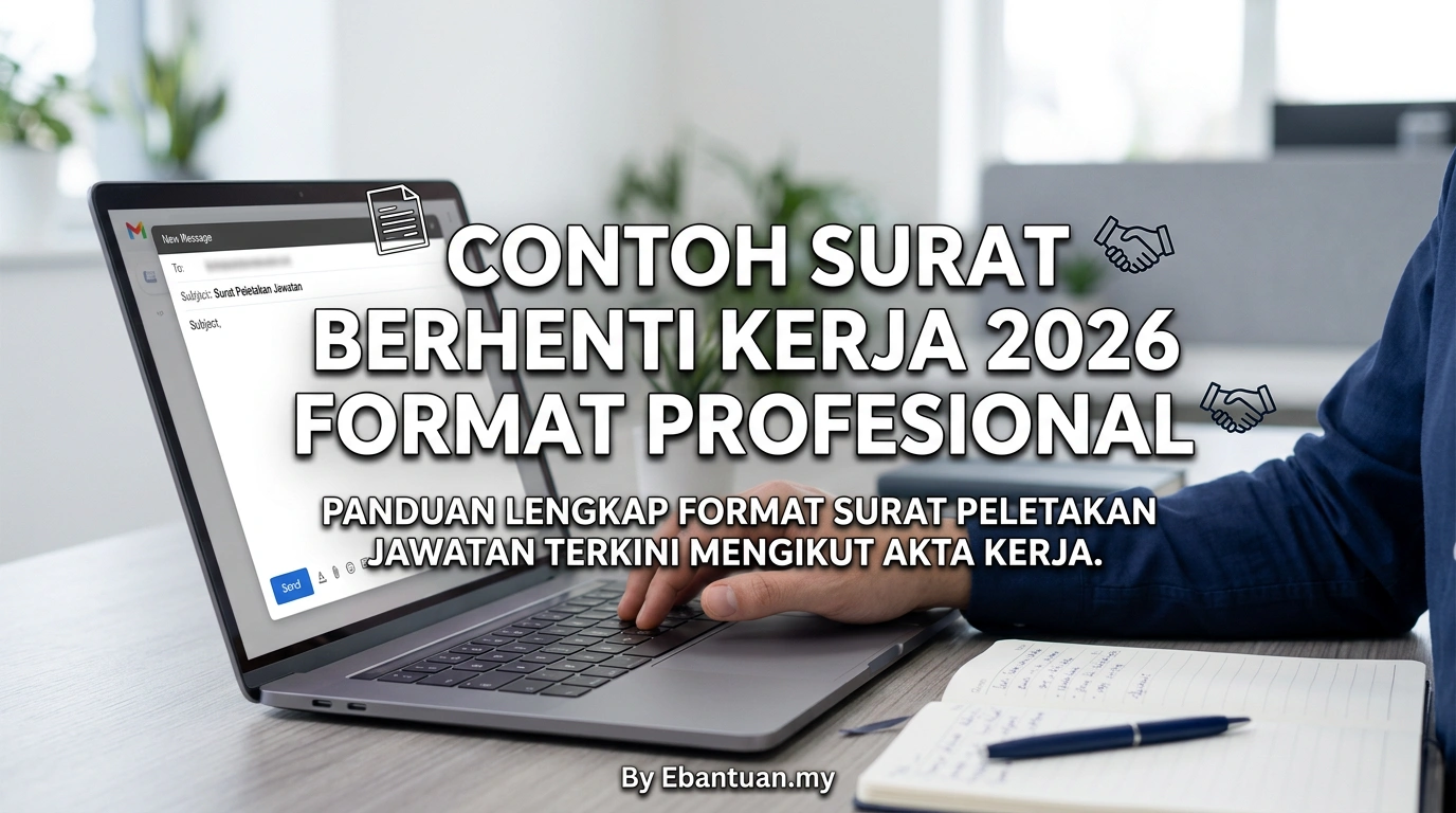 Contoh Surat Berhenti Kerja 2026 Format Profesional