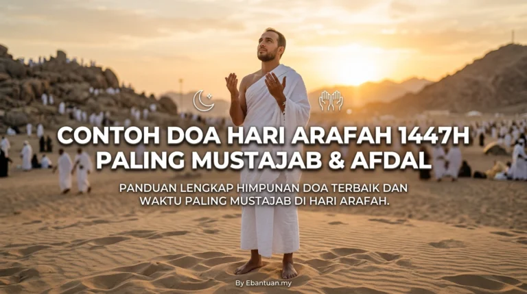 Contoh Doa Hari Arafah 1447H Paling Mustajab & Afdal