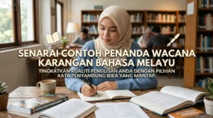 Senarai Contoh Penanda Wacana Karangan Bahasa Melayu
