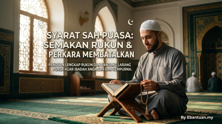 Syarat Sah Puasa: Semakan Rukun & Perkara Membatalkan