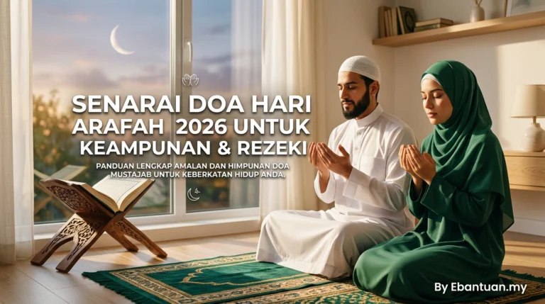 Senarai Doa Hari Arafah 2026 Untuk Keampunan & Rezeki