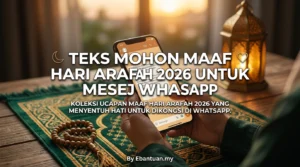 Teks Mohon Maaf Hari Arafah 2026 Untuk Mesej WhatsApp