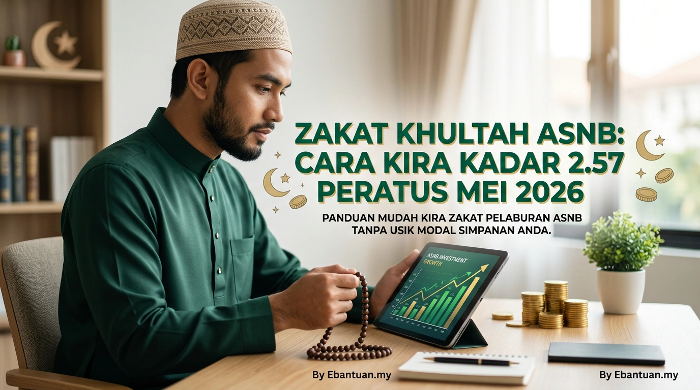 Zakat Khultah ASNB: Cara Kira Kadar 2.57 Peratus Mei 2026