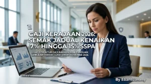 Gaji Kerajaan 2026: Semak Jadual Kenaikan 7% Hingga 15% SSPA