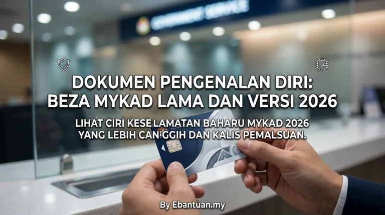 Dokumen Pengenalan Diri: Beza MyKad Lama Dan Versi 2026