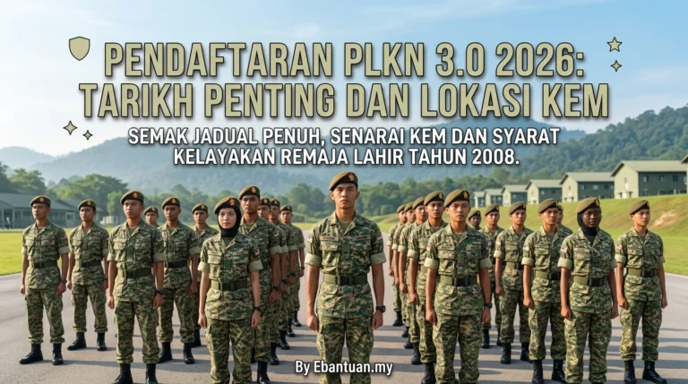 Pendaftaran PLKN 3.0 2026: Tarikh Penting Dan Lokasi Kem