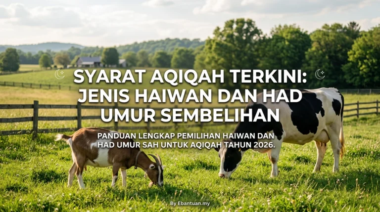 Syarat Aqiqah Terkini: Jenis Haiwan Dan Had Umur Sembelihan