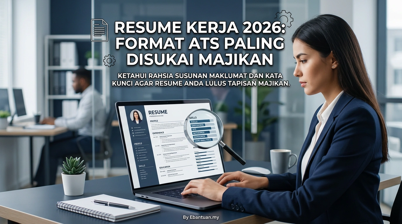 Resume Kerja 2026: Format ATS Paling Disukai Majikan