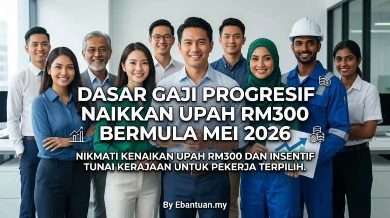 Dasar Gaji Progresif Naikkan Upah RM300 Bermula Mei 2026