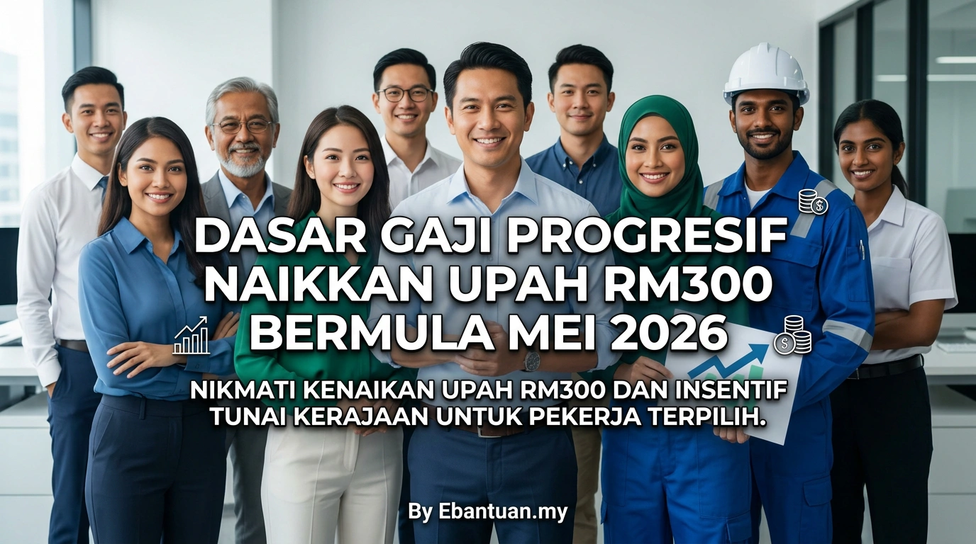 Dasar Gaji Progresif Naikkan Upah RM300 Bermula Mei 2026