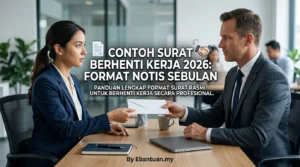 Contoh Surat Berhenti Kerja 2026: Format Notis Sebulan