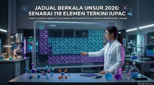 Jadual Berkala Unsur 2026: Senarai 118 Elemen Terkini IUPAC