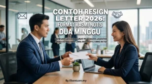Contoh Resign Letter 2026: Format Rasmi Notis Dua Minggu