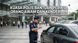 Kuasa Polis Bantuan Periksa Orang Awam Dan Kenderaan