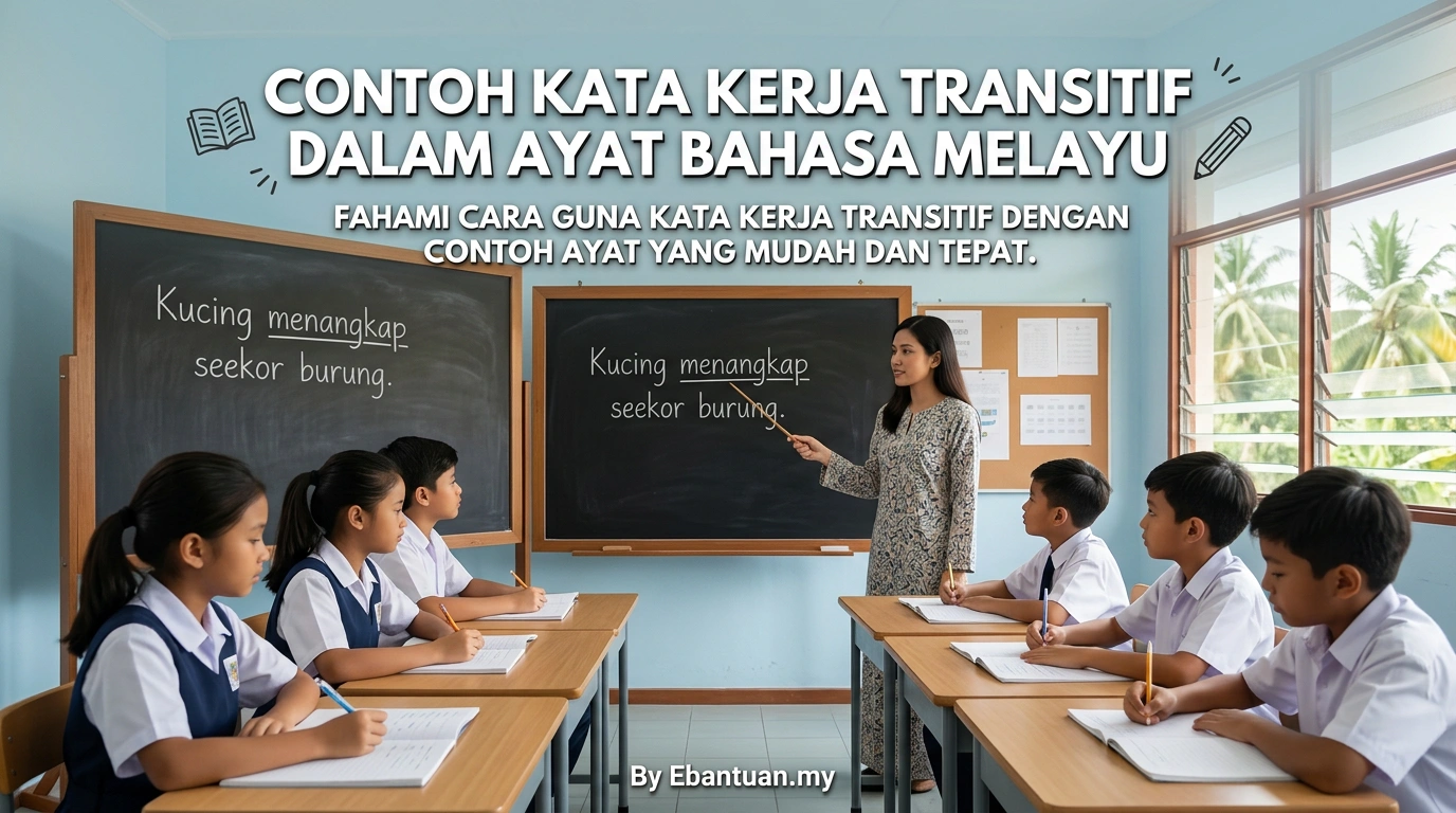 Contoh Kata Kerja Transitif Dalam Ayat Bahasa Melayu 1 Contoh Kata Kerja Transitif Dalam Ayat Bahasa Melayu