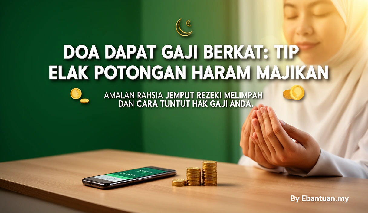 Doa dapat gaji berkat: Tip elak potongan haram majikan 1 Doa dapat gaji berkat: Tip elak potongan haram majikan