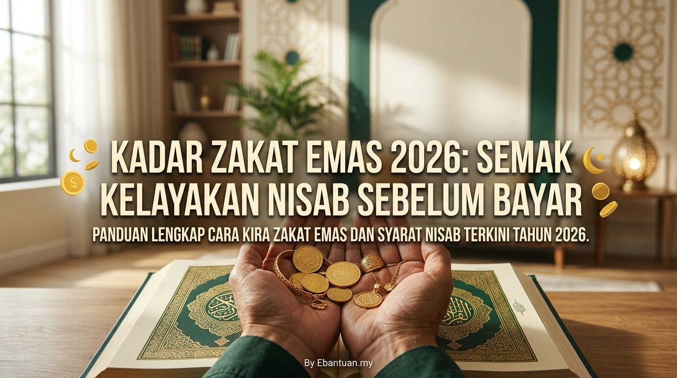 Kadar Zakat Emas 2026: Semak Kelayakan Nisab Sebelum Bayar 1 Kadar Zakat Emas 2026: Semak Kelayakan Nisab Sebelum Bayar