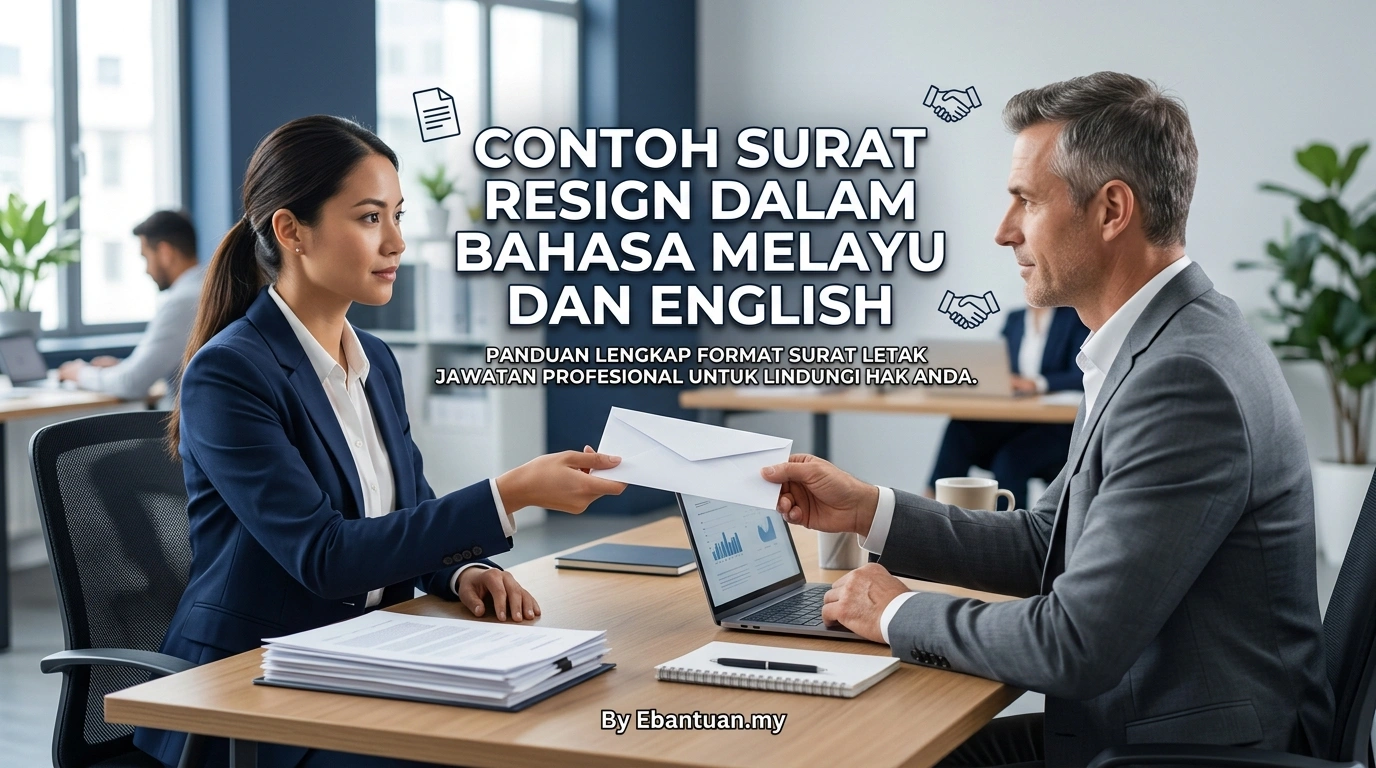 Contoh Surat Resign Dalam Bahasa Melayu Dan English