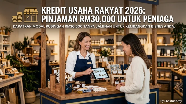 Kredit Usaha Rakyat 2026: Pinjaman RM30,000 Untuk Peniaga