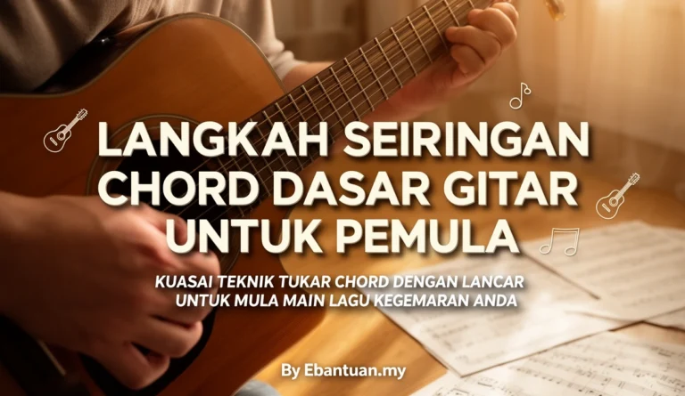 Langkah Seiringan Chord Dasar Gitar Untuk Pemula
