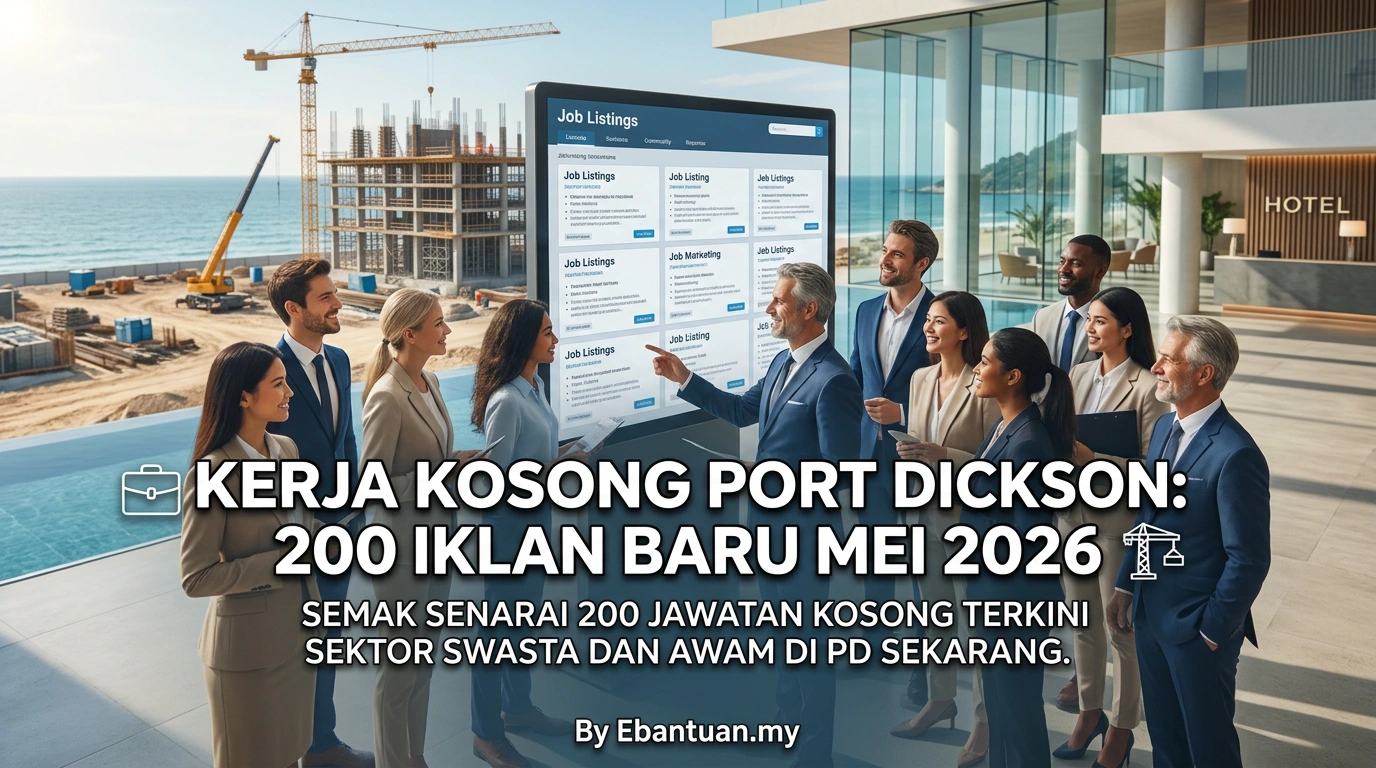 Kerja Kosong Port Dickson: 200 Iklan Baru Mei 2026