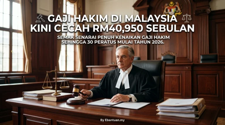 Gaji Hakim di Malaysia Kini Cecah RM40,950 Sebulan