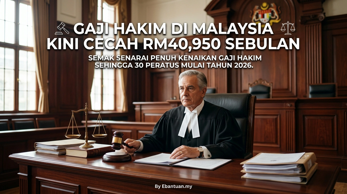 Gaji Hakim di Malaysia Kini Cecah RM40,950 Sebulan