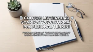 Contoh Letterhead Syarikat 2026: Format Profesional Terkini