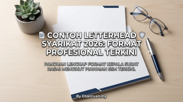 Contoh Letterhead Syarikat 2026: Format Profesional Terkini