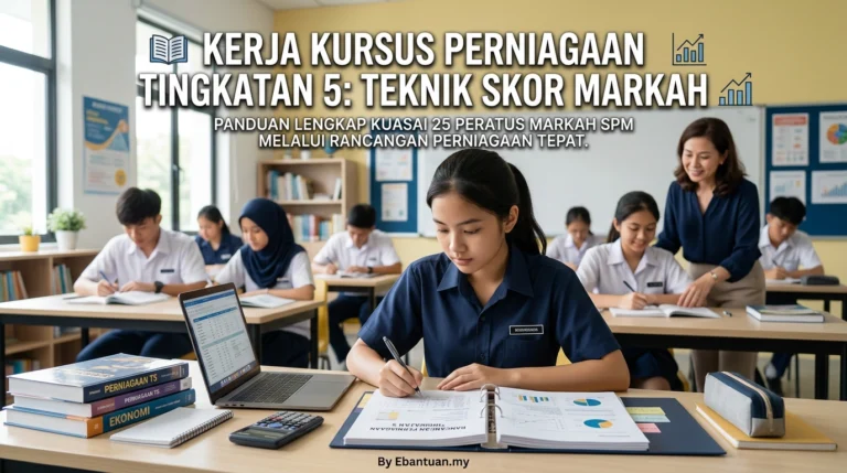 Kerja Kursus Perniagaan Tingkatan 5: Teknik Skor Markah