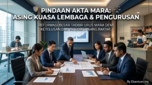 Pindaan Akta MARA: Asing Kuasa Lembaga & Pengurusan
