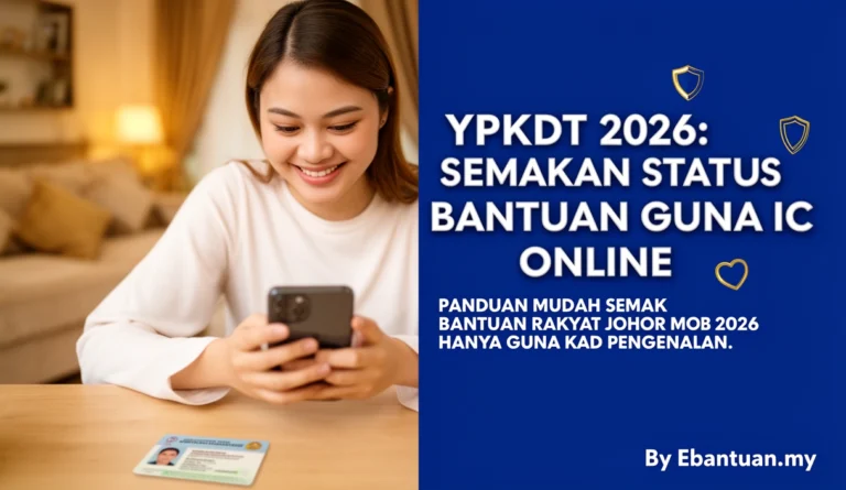 YPKDT 2026: Semakan Status Bantuan Guna IC Online