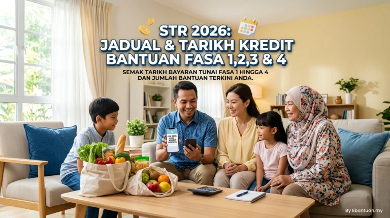 STR 2026: Jadual & Tarikh Kredit Bantuan Fasa 1,2,3 & 4