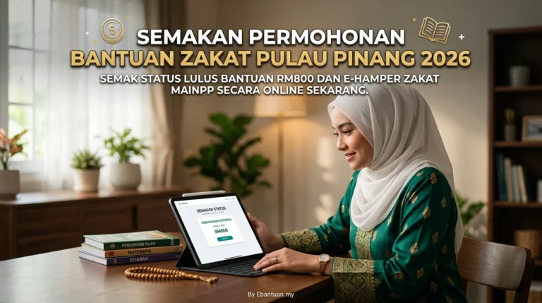 Semakan Permohonan Bantuan Zakat Pulau Pinang 2026