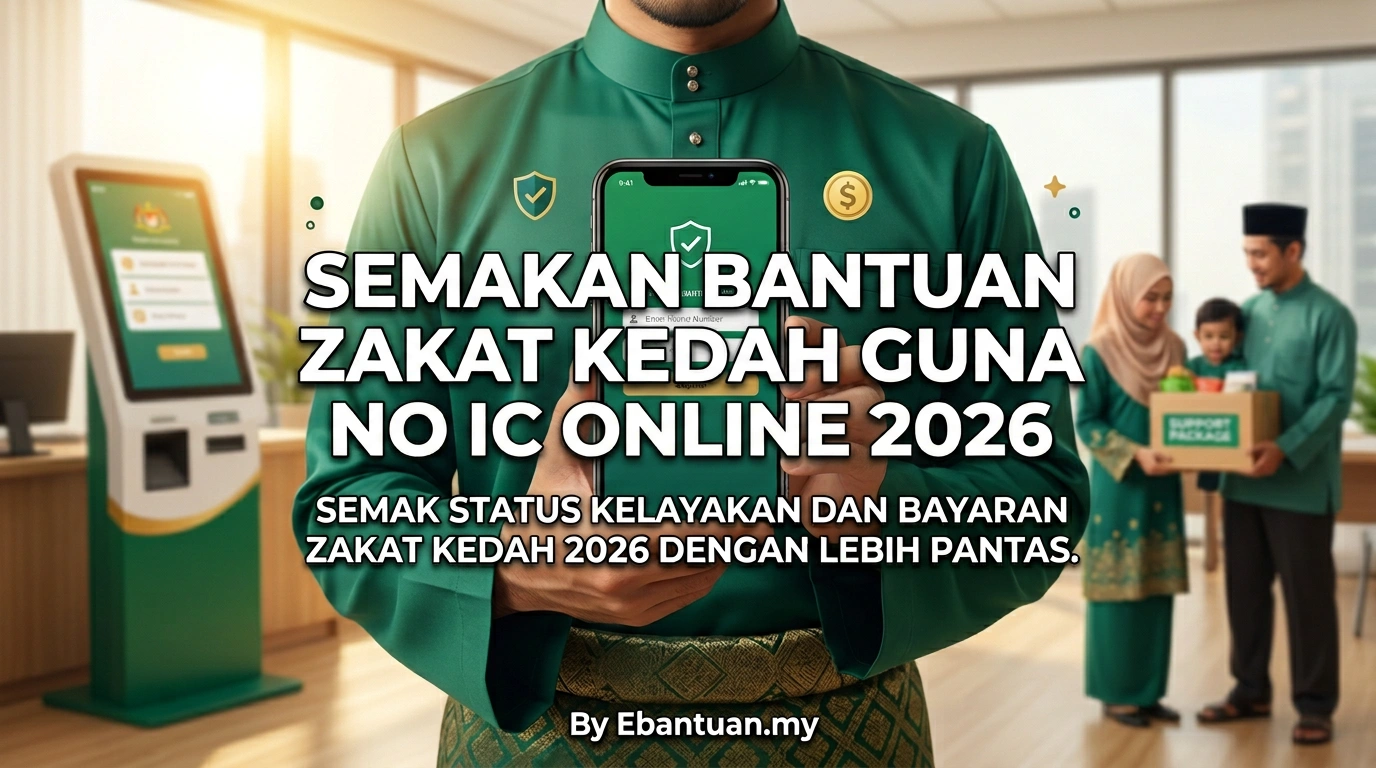 Semakan Bantuan Zakat Kedah Guna No IC Online 2026