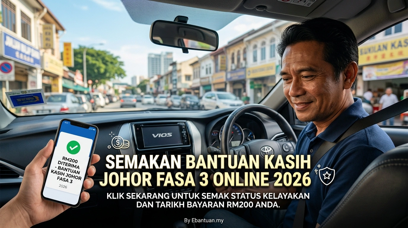 Semakan Bantuan Kasih Johor Fasa 3 Online 2026