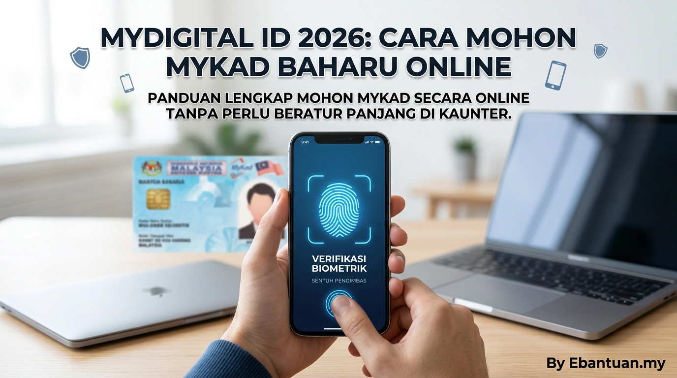 MyDigital ID 2026: Cara Mohon MyKad Baharu Online