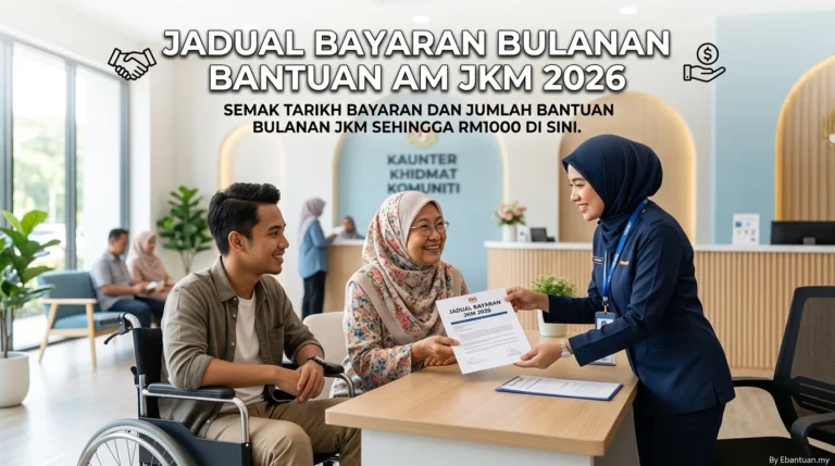 Jadual Bayaran Bulanan Bantuan AM JKM 2026