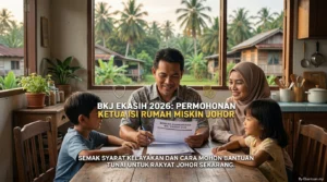 BKJ eKasih 2026: Permohonan Ketua Isi Rumah Miskin Johor