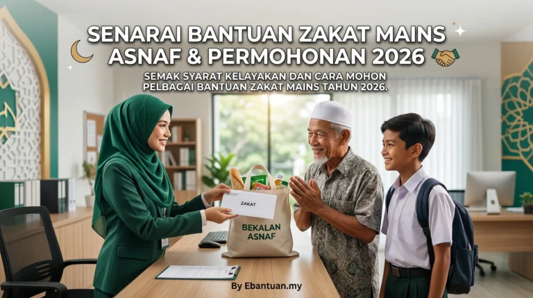 Senarai Bantuan Zakat MAINS Asnaf & Permohonan 2026