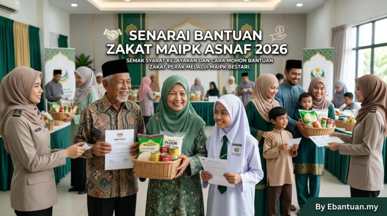 Senarai Bantuan Zakat MAIPK Asnaf 2026