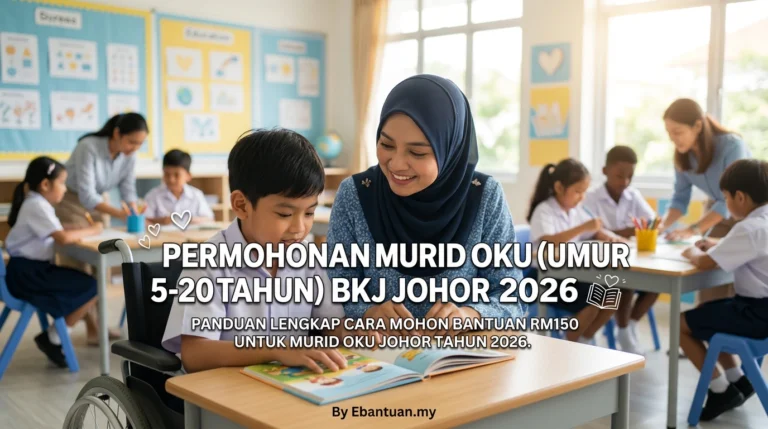 Permohonan Murid OKU (Umur 5-20 tahun) BKJ Johor 2026