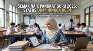 Semak Naik Pangkat Guru 2026: Status DG44 Hingga DG54