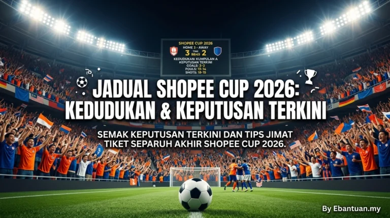 Jadual Shopee Cup 2026: Kedudukan & Keputusan Terkini